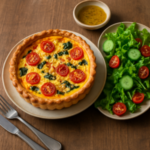 accompagnement tarte salée
