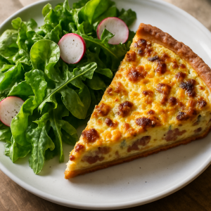 accompagnement tarte salée
