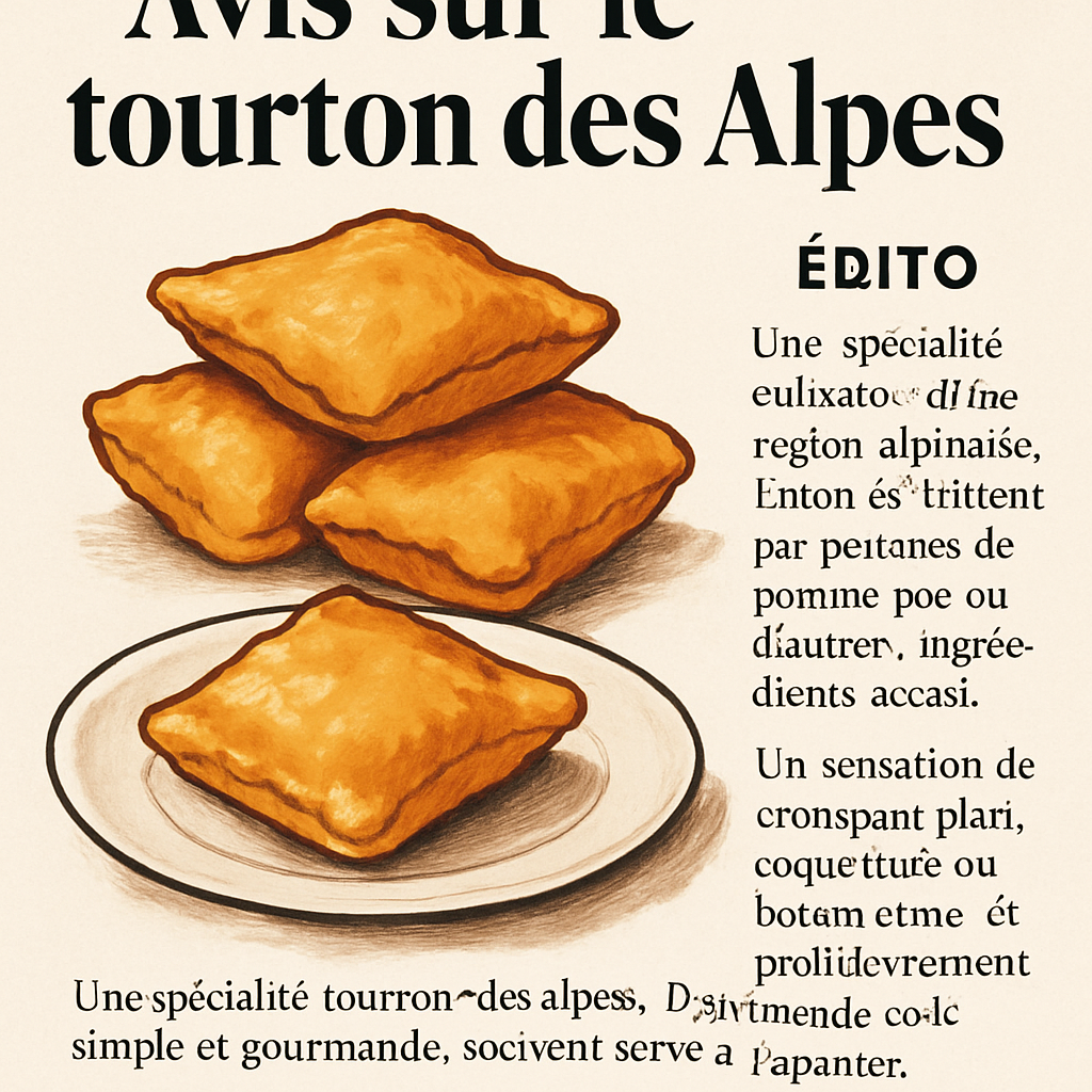 avis sur le tourton des alpes​